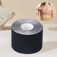 thumbnail image 1 of Cinta adhesiva para levantamiento de para mujeres y niñas, cinta para el pecho, resistente al sudor, resistente al agua, vestido en V , , negro, 2,5 cm de ancho 25 cm de ancho Macarena Levantamiento de senos Pegatina, 1 of 8