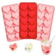 thumbnail image 1 of Xihbxyly Moldes de Hielo En Forma de Corazón, Diseño Fácil de Desmoldar, Material Antiadherente Flexible, Decoración para Cenas Románticas, Recuerdo de Boda, Aptos para Lavavajillas, Bandeja de Hielo, 1 of 4