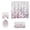 B, variant on 4th of July Shower Curtain 4PC Set - Waterproof Red White Blue Patriotic Bathroom Curtain, American Flag Stars & Stripes Independence Day Decor with Rust Proof Hooks(MulticolorB)