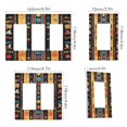 thumbnail image 2 of Yayeee Rocker Switch Wall Plate 2-Gang 4.7"x4.6" Home Decorative Outlet Cover, Orange Geometric, 2 of 6