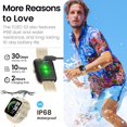 thumbnail image 3 of TOZO S3 Smart Watch for Men Women,IP68 Waterproof Smartwatch for iPhone Android,Bluetooth Call(Answer/Make Calls)100+ Sports Modes,1.83" HD Color Fitness Tracker Sleep Monitor for Gift Gold, 3 of 7