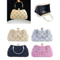 thumbnail image 2 of Women Evening Clutches Bag Sequins Clutches Purse Evening Handbag Fashion Bridal Purse Evening Bag for Party and Wedding, 2 of 2