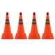 thumbnail image 2 of Cono De Seguridad De Tráfico Plegable, 4 Piezas Cono De Construcción Multiusos De Fácil Almacenamiento Naranja Altamente Visible Con Luz LED Para Cursos Ecuestres, 2 of 7