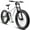 White, variant on imerelez 26' Fat Tire Mountain Bike with 4 inch Tires, 21 Speed MTB with Dual Disc Brake ,Full Suspension for Adults, Anti-Slip Bicycle