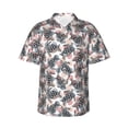 thumbnail image 2 of Goofa Turtle Hawaiian Shirt for Men, Unisex Summer Beach Casual Short Sleeve Button Down Shirts,Aloha Tropical Floral print shirt-, 2 of 9