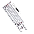 thumbnail image 4 of Teclas PBT Sublimación de 5 caras Tapas de teclado de 71 teclas para teclados ópticos mecánicos (inglés japonés), 4 of 5