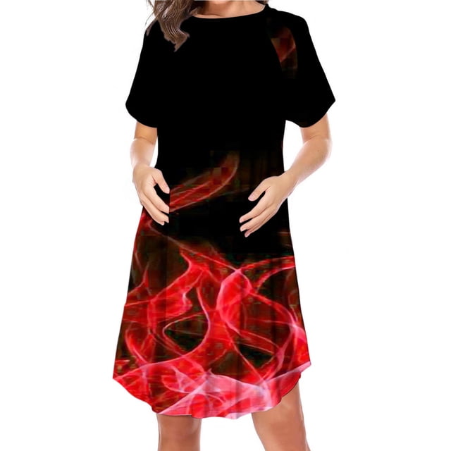 Robe pour Femmes Pyjamas pour Femmes Fermeture Éclair Latérale Allaitement Maternité Imprimé Manches Courtes Col Rond Robe pour Femmes Enceintes Pyjamas Décontractés Robe Décontractée pour Femmes Pantalons de Robe pour Femmes