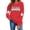 X95-NSLGXD Red Halloween Sweatshirt for Women, variant on NSLGXD Halloween Sweatshirts for Women Plus Size Ghost Graphic Pullovers Fall Holiday Round Neck Long Sleeve Y2k Tops Halloween Costumes
