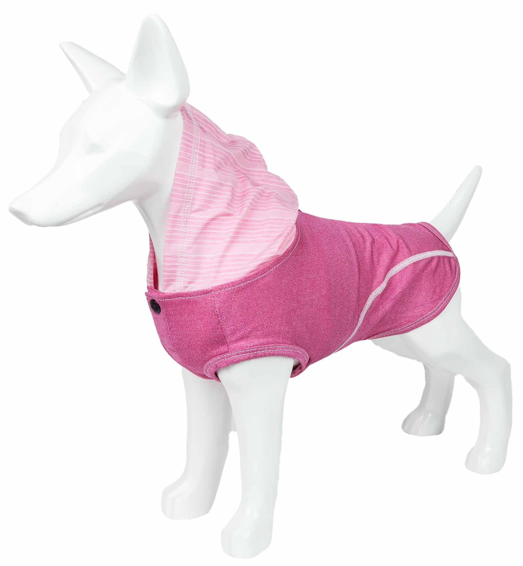 Pet Life ® Active 'Pull-Rover' 4-Way Stretch Sleeveless Fitness Yoga Dog T-Shirt Hoodie