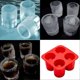 thumbnail image 4 of 1 pack ice cube tray, freezer silicone ice cube molds, kitchen accessories (red), 4 of 4