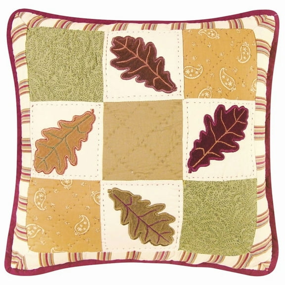 Falling Leaves Throw Pillow