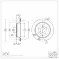 thumbnail image 2 of Rear Dynamic Friction Company GEOSPEC Coated Brake Rotor 604-67089 (1), 2 of 2