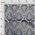 thumbnail image 1 of oneOone Polyester Lycra Fabric Big Motif Ikat Printed Fabric 1 Yard 56 Inch Wide, 1 of 4