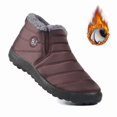 thumbnail image 1 of Men's Plus Size Winter Waterproof Snow Boots with Anti-Slip and Warm Fur Lining, 1 of 9