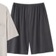 thumbnail image 4 of Mens Casual Botón Abajo Camisas Manga Larga Sólida Manga Corta Bolsillo Tee Coincidencia Suelta Cintura Pantalones Cortos Conjunto de Verano, 4 of 4