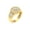 14k Yellow Gold Plated 925 Sterling Silver, variant on Cluster Iced Out Ring for Men 0.82 ct Round Moissanite 14k Yellow Gold Plated 925 Sterling Silver Size 9 (Color D, VVS1)