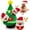 Christmas Tree & Santa, variant on Birthday  Set, 9 count Plush Pet  for Small Dogs, Includes Squeaky Cake Hat, Bandana, Dessert Themed , Balloons, for  Birthday Party