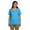 AQUATIC BLUE, variant on Hanes Relaxed Fit Women's ComfortSoft V-neck T-Shirt, Style 5780
