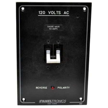 Paneltronics Boat Shore Power Breaker Panel 2307 | 120 Volt 50 Amp
