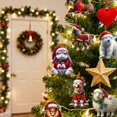 thumbnail image 6 of Christmas Ornament, Colorful Donkey Christmas Hanging Decor for Indoor Home Holiday Seasonal Display Unique Christmas Tree Decoration for Festive Gatherings, 6 of 6