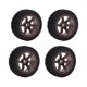 thumbnail image 4 of Neumáticos de seis mandíbulas, neumáticos de goma de 4 piezas Neumáticos de goma RC de aluminio Neumáticos de aleación de aluminio confiables y duraderos, 4 of 12