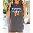 thumbnail image 3 of Broncos Orange Floral Bow Shirt for Women & Teens Trendy Team Spirit Sports Fan Graphic Tee Pepper Shirt Adult Medium, 3 of 7