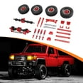 thumbnail image 5 of Metal Assembly RC Car Upgrade Kit Steering Parts Reinforced Construction for MN82 MN82S 112 Off Road Model Hobbyists, 5 of 8