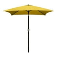 thumbnail image 2 of Ultrashades 6.5 ft Square Outdoor Patio Market Umbrella with Push Button Tilt and Crank Handle, Yellow, 2 of 6