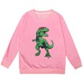 thumbnail image 1 of Daznico Chandail à Capuchon et Chandails en Molleton pour Filles, Sweat à Capuche Imprimé Mignon Col Rond Manches Longues, Taille 7-8 Ans, 1 of 3