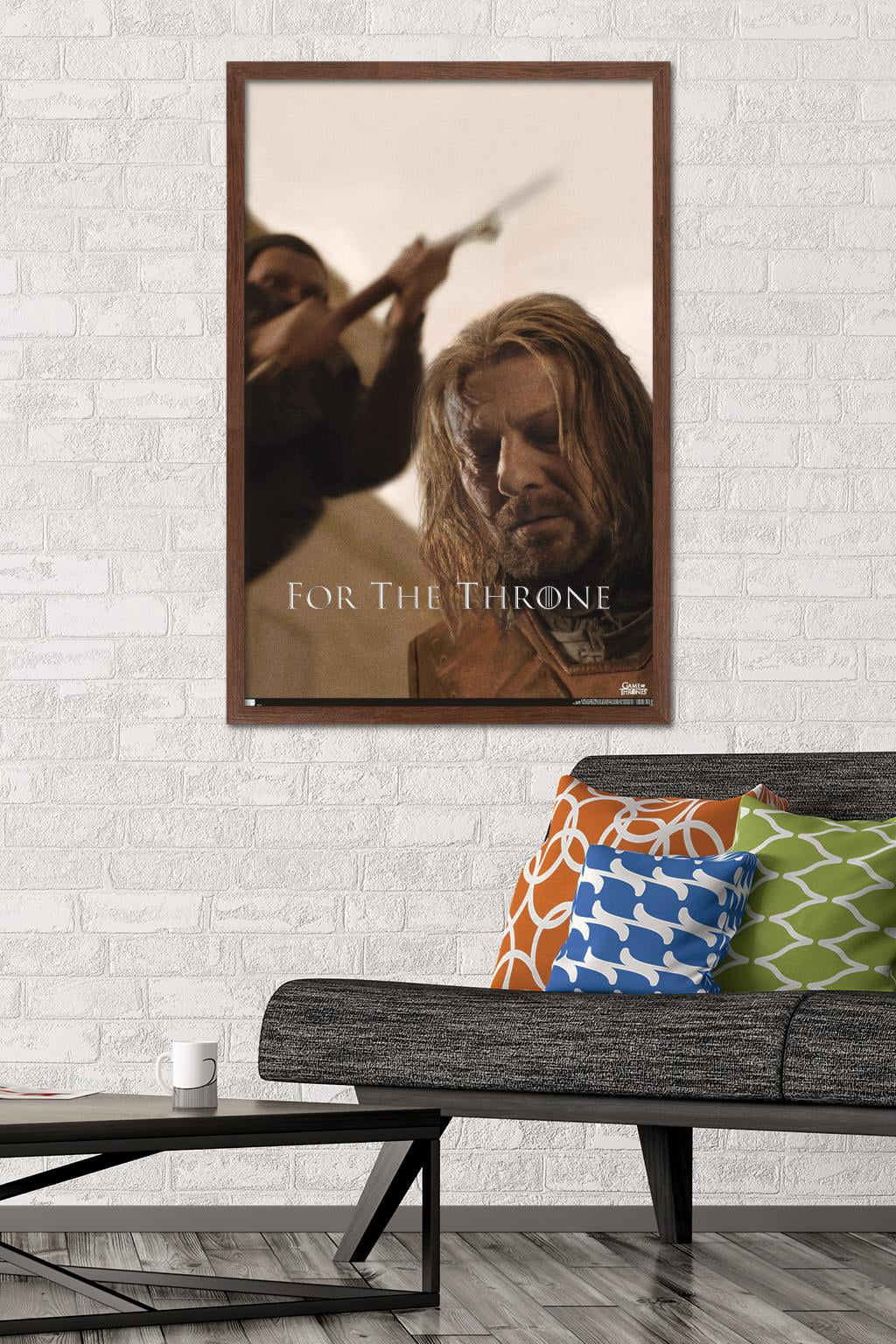 Game of Thrones - Ned Stark Wall Poster, 22.375" x 34", Framed