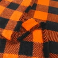 thumbnail image 7 of Halloween Blanket for Decor & Gift, Orange and Black Buffalo Plaid Twin Blanket for Couch Bed, Soft & Warm Fleece Blanket for Women Men, 60"x80", 7 of 7