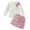 a68-Pink, variant on KPOPLK Toddler Girl Outfit Clothes 2T 3T 4T 5T 6T Long Sleeve Crewneck Bow Top Tweed Skirt Set 2 Piece Outfit for Toddler Kids,Size 2-3 Years