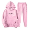 thumbnail image 3 of Aihuaihua New York Mens Tracksuit 2Pcs Set Hoodie Sweatsuits Jogging Suit Sets Long Sleeve Pullover Shirt Outfits 2025 Athletic Outfits Pink XL, 3 of 5