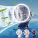 thumbnail image 1 of Ventilador de escritorio con clip y luz nocturna - USB recargable, ajustable de 3 velocidades, giro de 720°, funcionamiento silencioso para oficina en casa y refrigeración personal, 1 of 3
