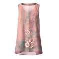 thumbnail image 6 of Women Tank Tennis Tops for Women Casual Loose V Neck T Shirt Summer Fashion Camisole Tennis Top Comfortable Everyday Wear Pink XXL, 6 of 6