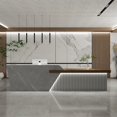 thumbnail image 2 of Luxury Podium Reception Desk Mobile Bar Counter Salon Modern Information Hotel Reception Desk Lectern Bar Tresen Furniture My Lux Decor Round, 2 of 7