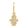 thumbnail image 1 of Dije Niña Casa del Anillo Zirconias Mini Charm Oro Sólido 14K amarillo 00, 1 of 3