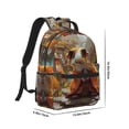 thumbnail image 2 of Goofa Valley Meditating Guinea Pig Pattern Comfortable Student Backpack - Ergonomic Design, Durable, Water-Resistant, Multi-Compartment,Travel, and Outdoor Activities, 2 of 5