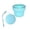 C-Blue, variant on Silicone Foldable Cup, 475ML 2 Way Collapsible, Food Grade Material, Secure Lid, For Camping Hiking Travel Gym, Compact Portable Water Cup For Outdoor Adventure And Commute