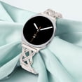 thumbnail image 6 of Wearlizer Celtic Bracelet Band Compatible with Samsung Galaxy Watch 9/8 40mm 44mm & Watch 8 Classic 46mm Women, Dressy Stainless Steel Jewelry Link Strap, Elegant Metal Watch Band, 6 of 6