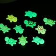 thumbnail image 4 of Large Glow-In-The-Dark Turtle Green - Luminescent Turtle Box for Storing Toys Home Decor Resin Craft Turtle Figurines That Glow Storage Ornament - 11 Glow-In-The-Dark Turtles, 4 of 8