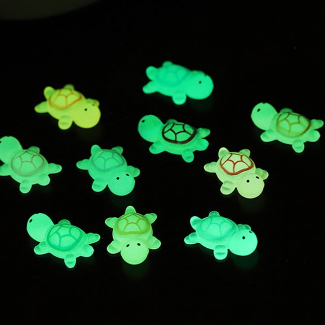Modern Home Decor, Luminescent Turtle Box for Storing Toys Home Decor Resin Craft Turtle Figurines That Glow Storage Ornament