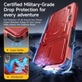 thumbnail image 6 of For Motorola Moto G Power 5G 2025/Moto G Play 5G 2025 Case with 2 Pack Screen Protector, Upgrade Slide Camera Cover & Kickstand, Lanyard Strap,Heavy Duty Military Phone Case, 6 of 9