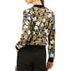 thumbnail image 3 of Chaqueta bomber para mujer Inspire Chic, corte slim, ligera, con cierre, talla XL, color negro, 3 of 8