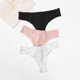 thumbnail image 2 of TrowBridge bragas de encaje para mujer, tangas sexys, ropa interior francesa romántica, lencería acogedora de satén de seda, respetuosa con la piel, Tanga exquisito, 2 of 4