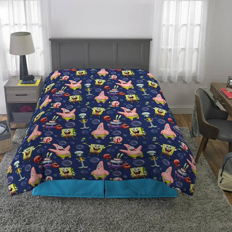 Spongebob Kids 2-Piece Twin/Full Comforter Set, Reversible, Microfiber - Walmart.com Spongebob Kids 2-Piece Twin/Full Comforter Set, Reversible, Microfiber - Walmart.com