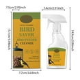 thumbnail image 3 of Bird Feeder Cleaner Cage Cleaning Solution Stain Remover for Bird Houses Baths Safe Non-Toxic Formula 200ml, 3 of 8