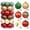 A, variant on 30Pcs Christmas Balls Ornaments, 2.36 Inch Plastic Christmas Tree Shatterproof Hanging Ornaments for Holiday & Party Decorations
