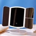 thumbnail image 1 of YAOMOBB Mini Miroir Portable Pliant avec Lumière LED Beauté en Déplacement Facile!, 1 of 5