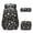 Daisy A/Black, variant on Forestfish Pink Daisy Backpack Set for School with Lunch Bags Water Resistant Lightweight Large Backpacks for Teen